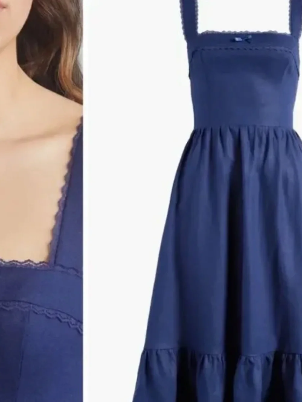 Reformation Rowen Linen Midi Dress - Picture 3 of 10